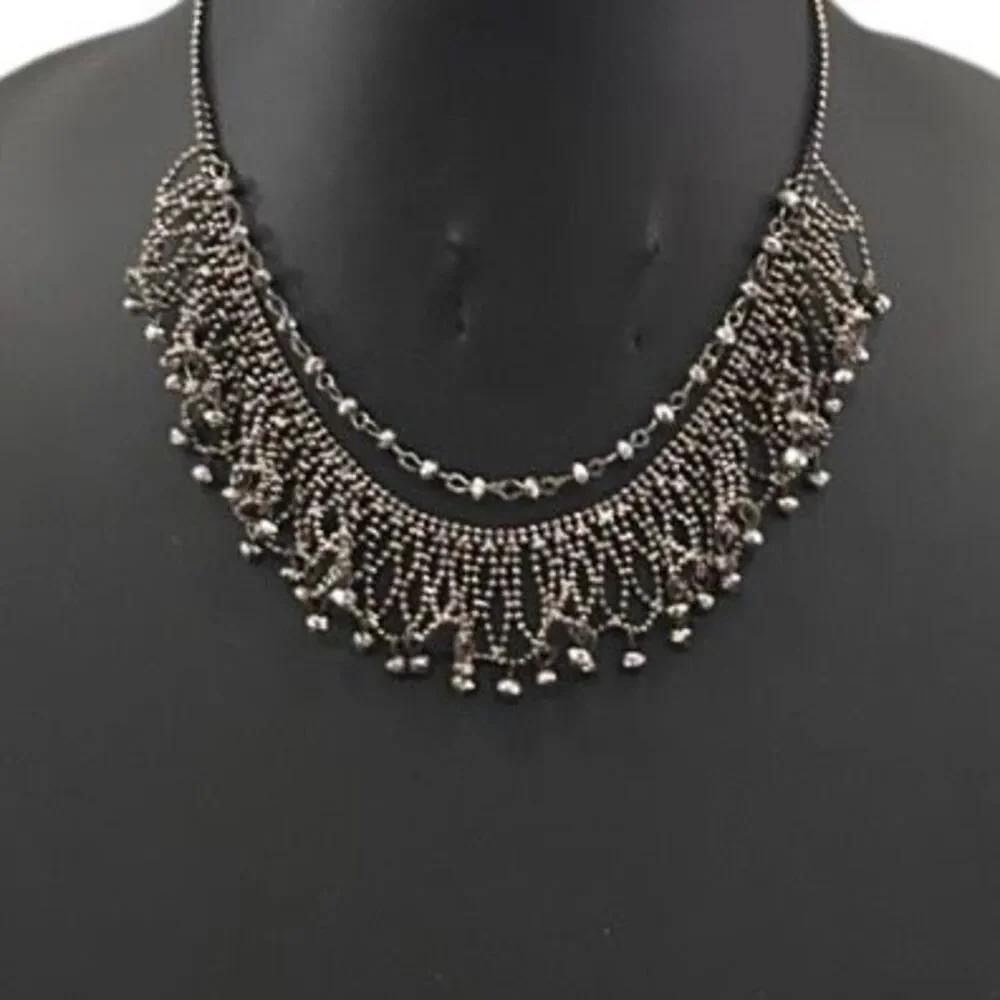 Fashion Chainmail Bib Necklace Women's 16
